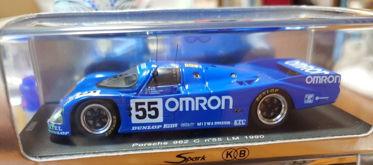 ポルシェ 962C 90 ル マン #55 (1/43スケール KBS026)拍卖