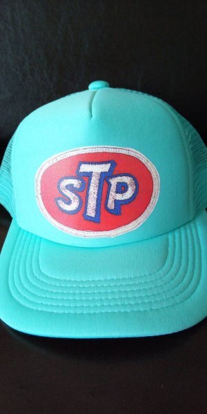 即決★シングルナイロンメッシュキャップ【STP】ミントグリーン単色拍卖