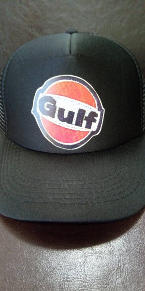 即決★シングルナイロンメッシュキャップ【Gulf】黒単拍卖