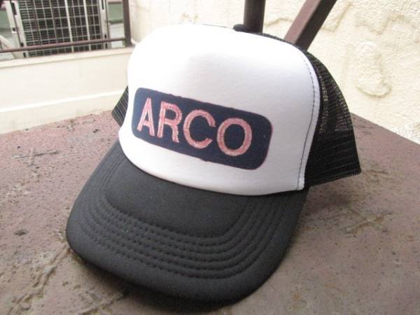 即決★新品ナイロンメッシュキャップ【ARCO】黒拍卖