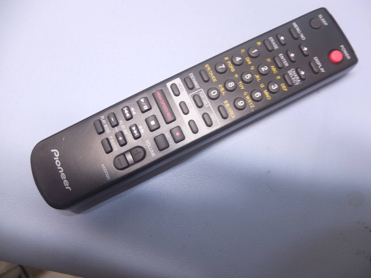 Pioneer/パイオニア リモコン AXD7320 コンポ X-HD1用拍卖