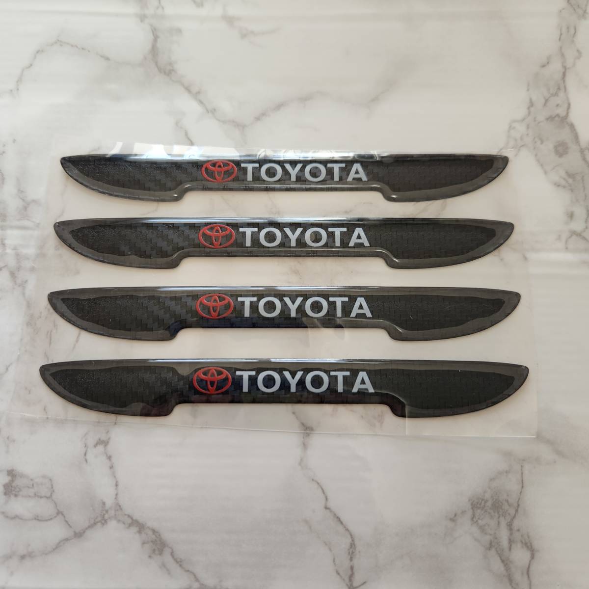 トヨタ 光沢5Dカーボン ドアエッジプロテクター ドアエッジガード拍卖