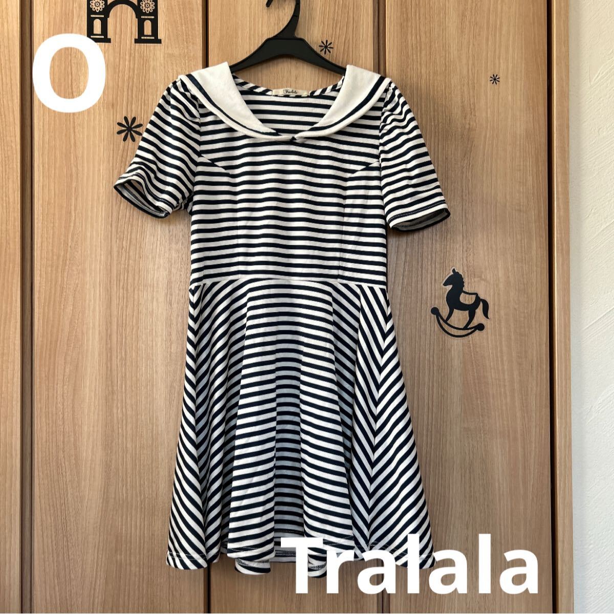 【送料込】1200円スタート☆OトゥララTRALALAセーラーカラーボーダーワンピース量産型地雷系ゴスロリロリータ姫R拍卖