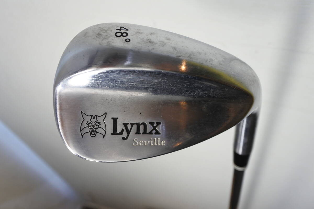 【KSD/6Box/01】LYNX/リンクス sevill 48°ウェッジ シャフトNS Pro 950GH FlexS セヴィル拍卖