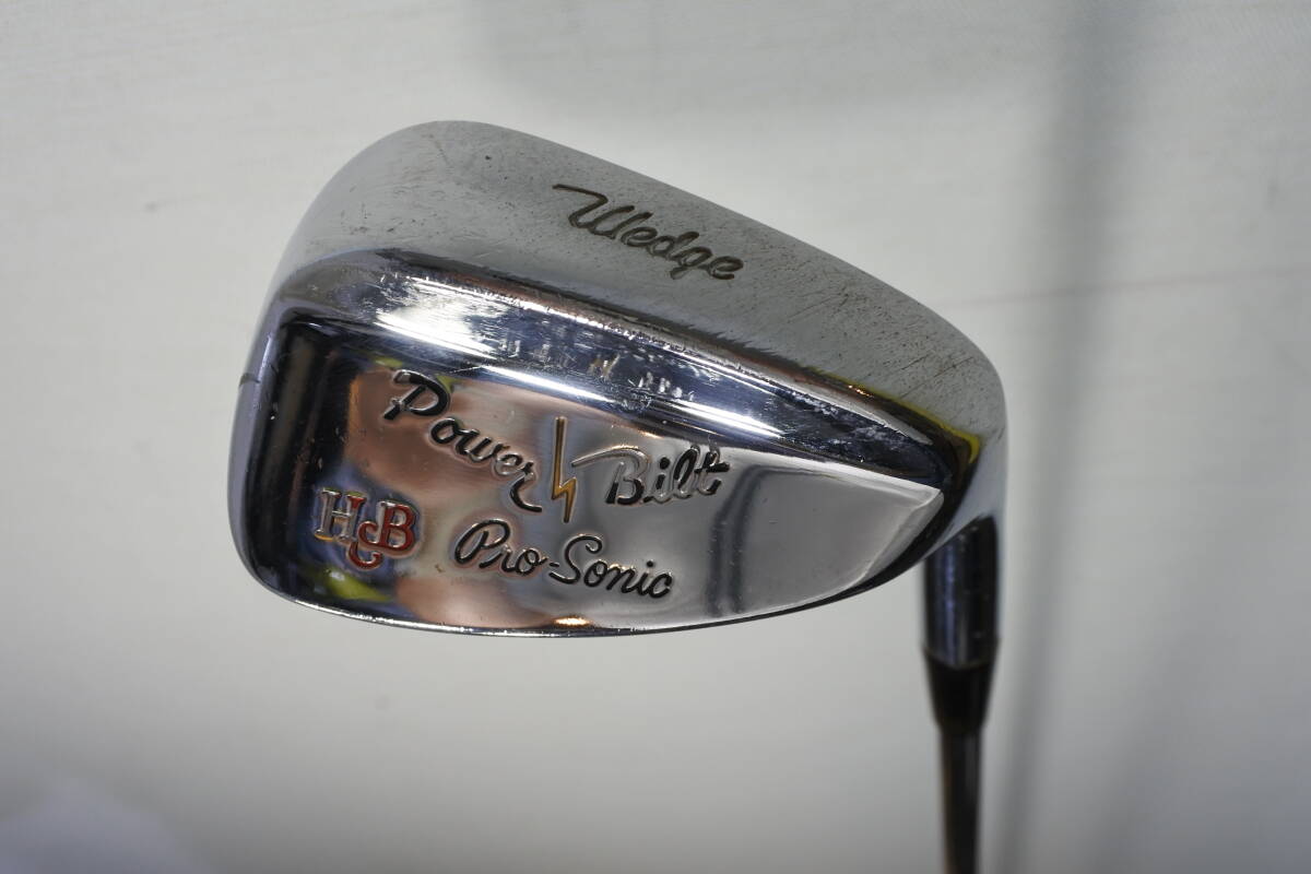 【KSD/6Box/14】Power Bilt /パワービルト Pro Sonic H&B Wedge ロフト実測54° スタンダードFlex (SR程度)拍卖