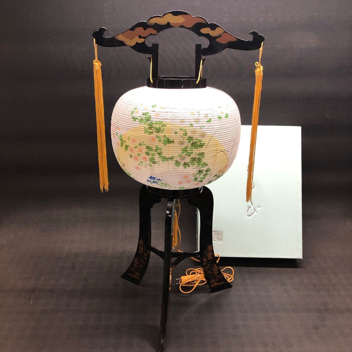 H3024 盆提灯 (盆ちょうちん) 行灯 岐阜提灯 百瀬PC 欠品あり拍卖