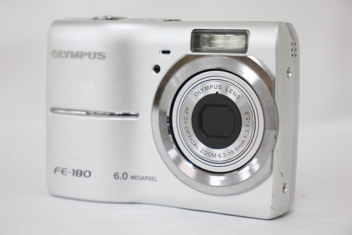 【返品保証】 【便利な単三電池で使用可】オリンパス Olympus FE-180 3x コンパクトデジタルカメラ e2283拍卖