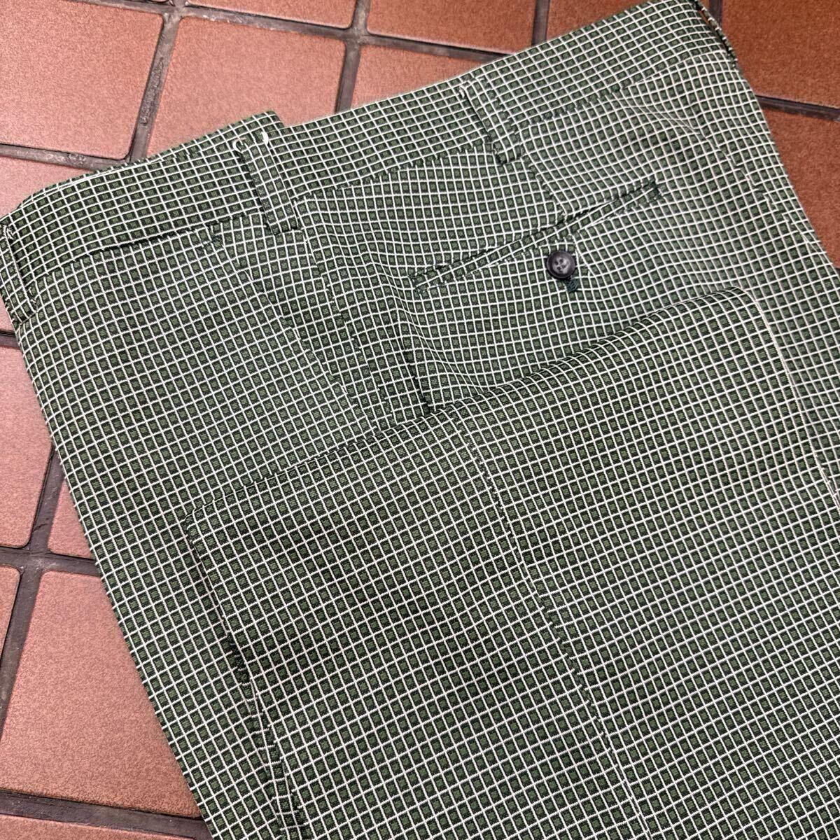 新品☆未使用 グリーン系 W115 ヴィンテージ メンズパンツ ゴルフウェア GOLFパンツ ゴルフパンツメンズ ウォッシャブル ゆったりタイプ拍卖