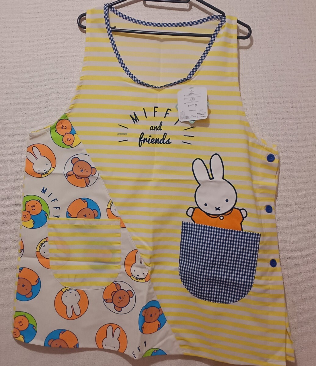 新品送料無料 ミッフィー エプロン 大人用 保育士 介護士 3L-4L 大きいサイズ拍卖