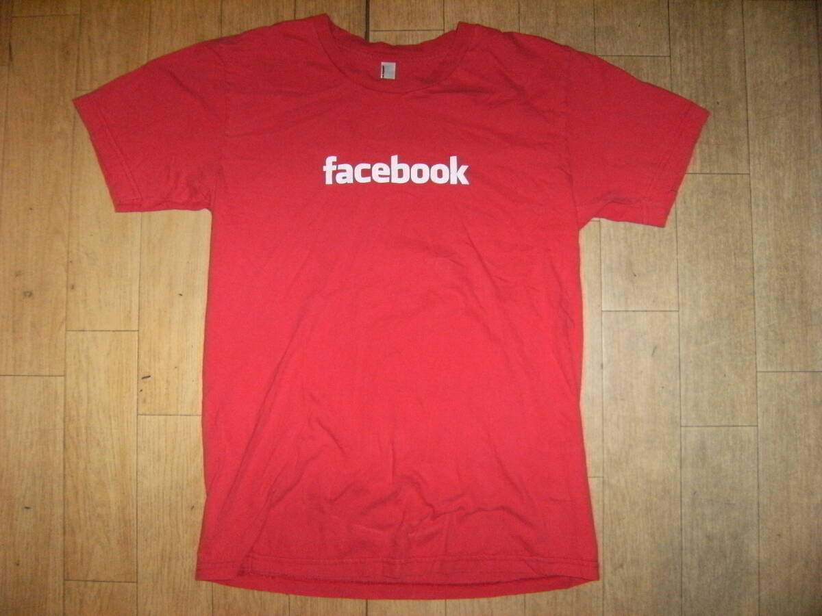 廃番★レトロ★アメリカ製品★当時物 コンピューター インターネット FACEBOOK フェイスブック Tシャツ★マークザッカーバーグ パソコン拍卖
