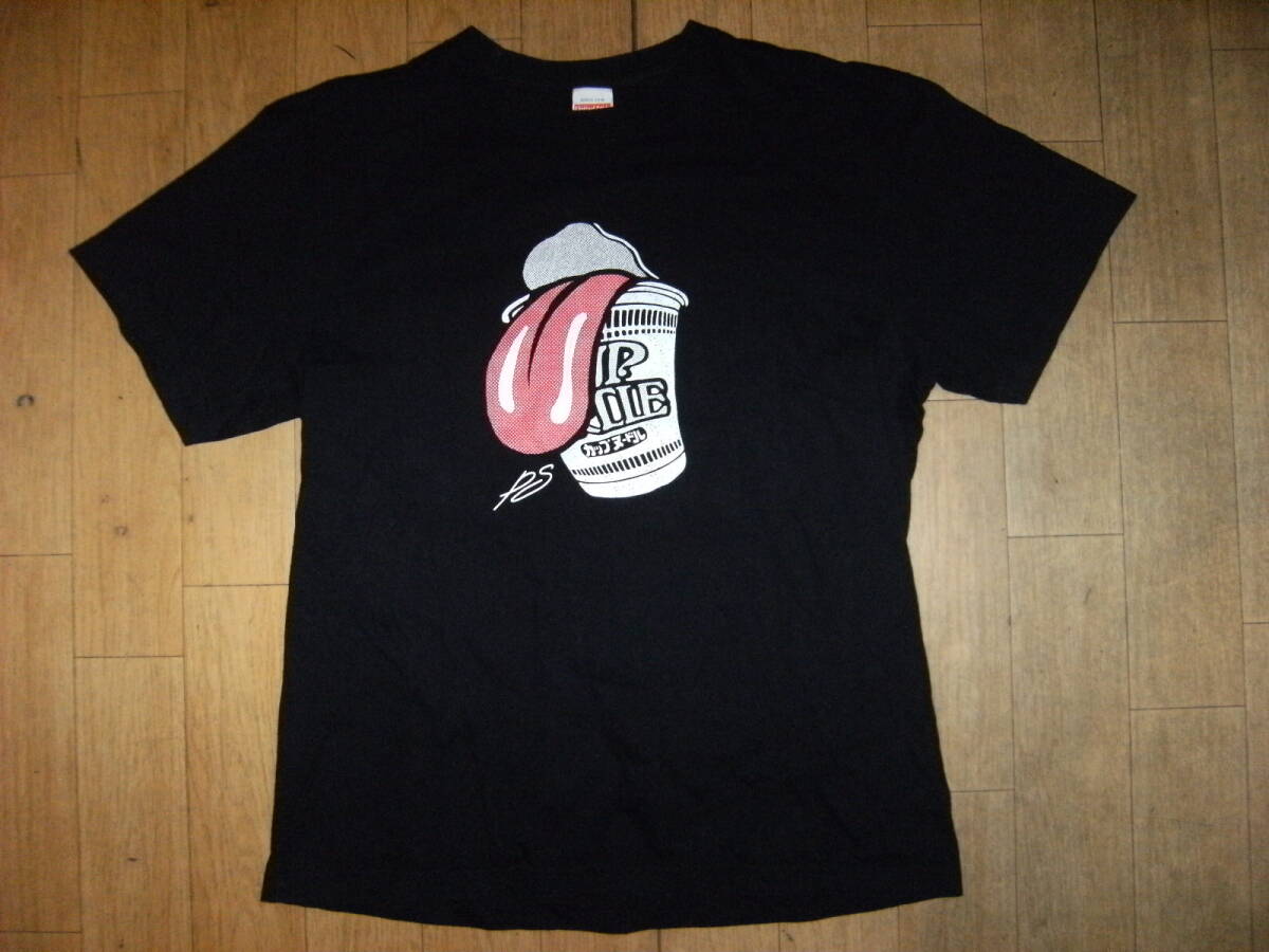 非売品 2018年 NISSIN POWER STATION ライブハウス 日清食品 パワーステーション カップヌードル Tシャツ★カップラーメン ロック アイドル拍卖