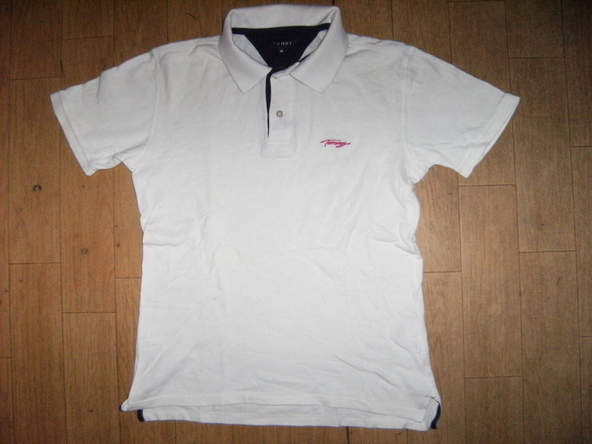 日本製 TOMMY トミーヒルフィガー ポロシャツ★運動着 アウトドア アメカジ ヤンキー 暴走族 チンピラ 不良 マリーンスポーツ ダンス 紳士拍卖