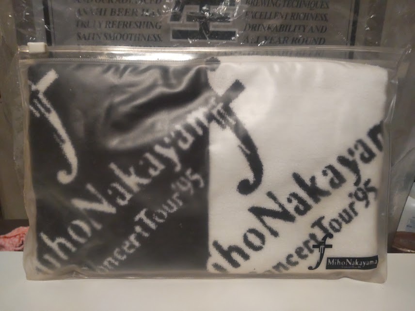 貴重★廃番★非売品★当時物 アイドル 歌手 1995年 Concert Tour f コンサートツアー 中山美穂 タオル★ビーバップハイスクール 暴走族拍卖