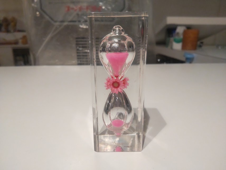 廃番★昭和レトロ★80年代★ビンテージ 当時物 古風 江戸 和風 ペーパーウェイト 水中花 砂時計 置物 インテリア 飾り物★旧車 デコトラ拍卖