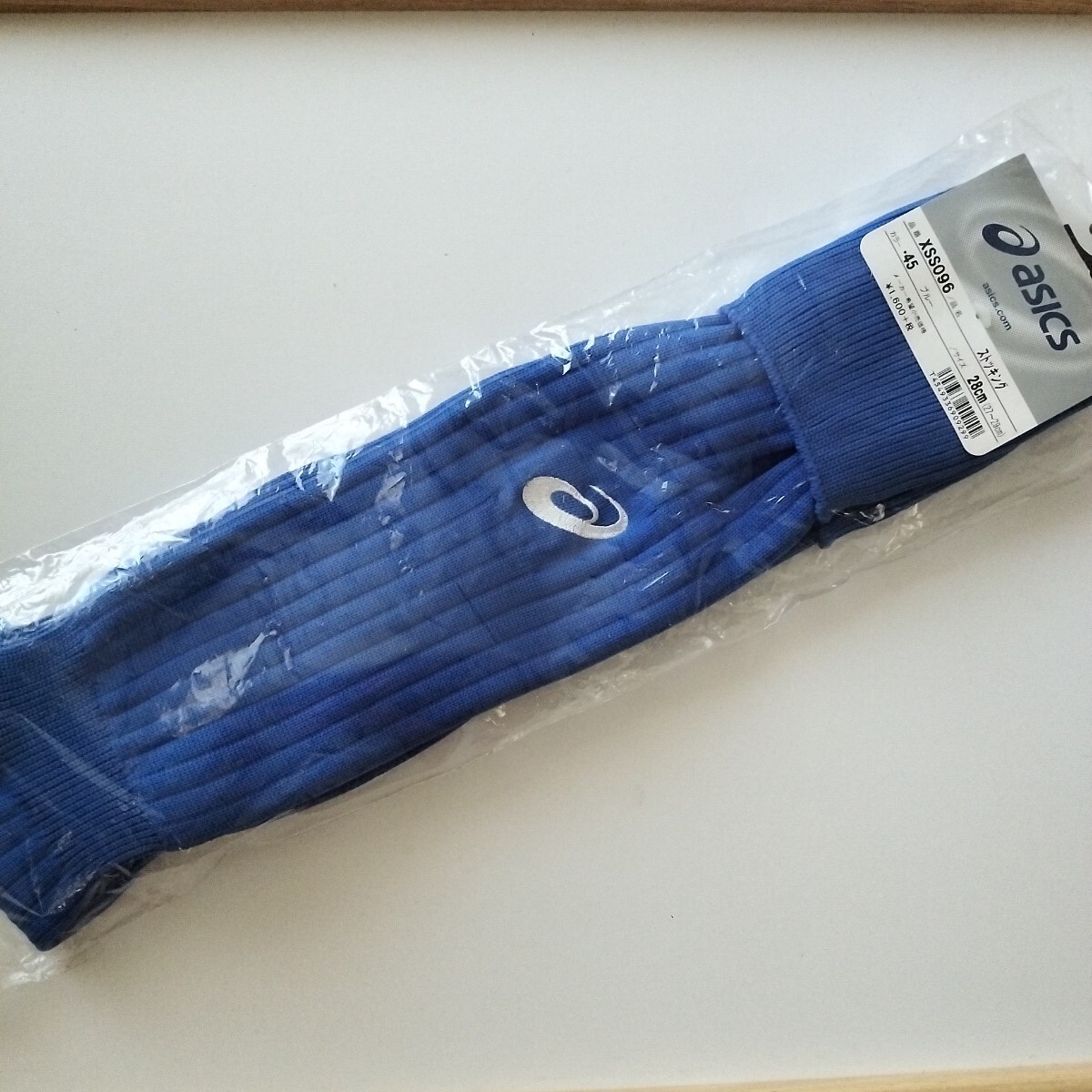 【新品未使用】アシックス asics サッカー ソックス ストッキング 靴下 28cm(27~29cm) 青 ブルー XSS096 送料無料拍卖