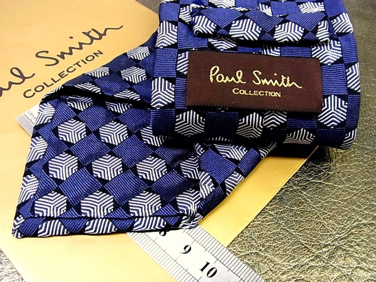 ●bv2490●良品●ポールスミス コレクション【Paul Smith】高級ジョイコックス製 ネクタイ拍卖