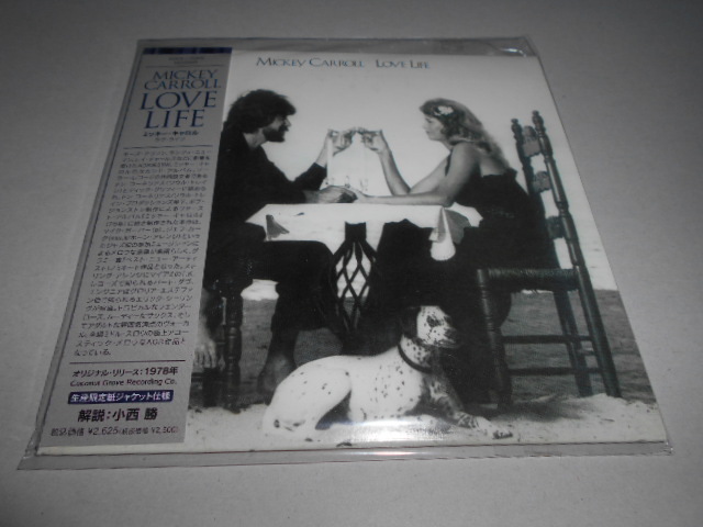紙ジャケ)ミッキー・キャロル MICKEY CAROL/ラヴ・ライフ拍卖