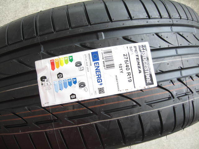 ☆新品激安☆ブリシストン ポテンザS001 MOE 275/40R19 1本拍卖