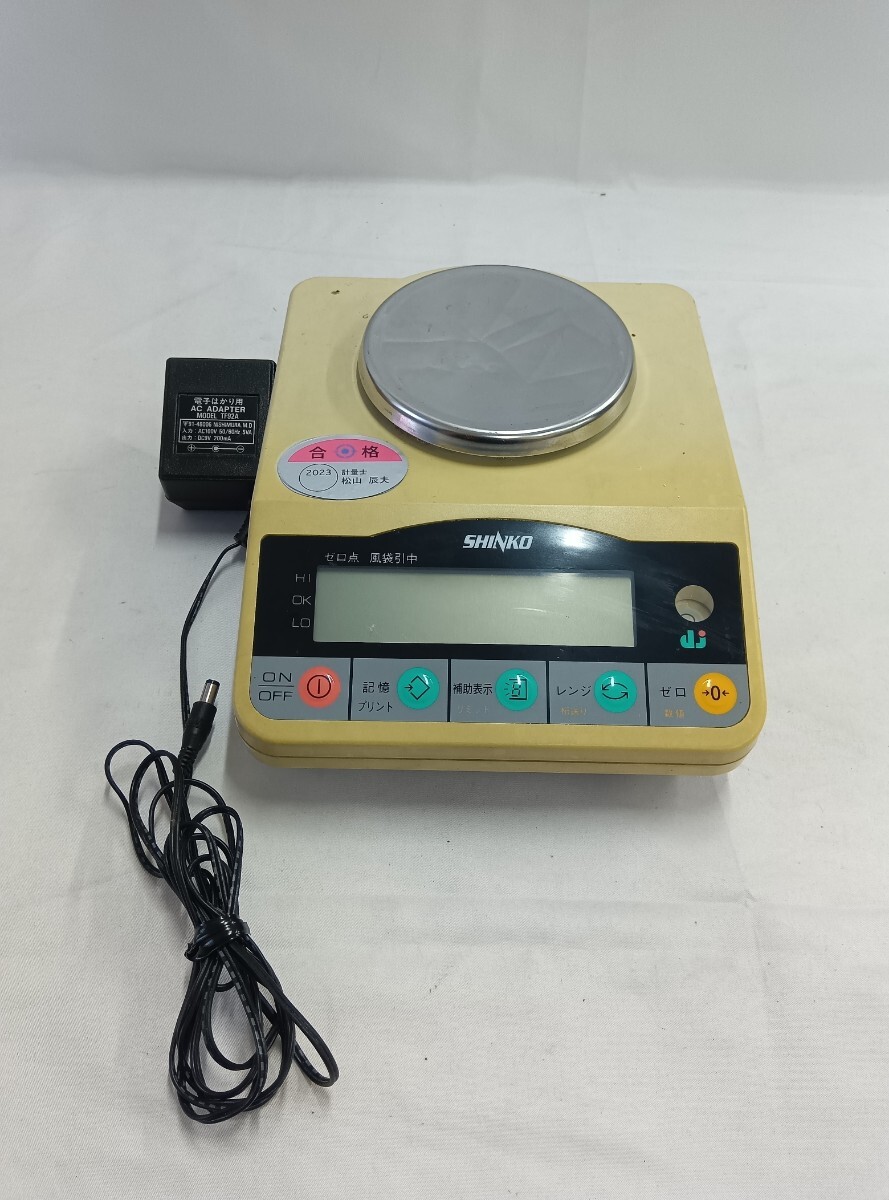 通電のみ確認済み 新光電子 SHINKO 電気式 振動式はかり DJM-300 計り 計量器拍卖