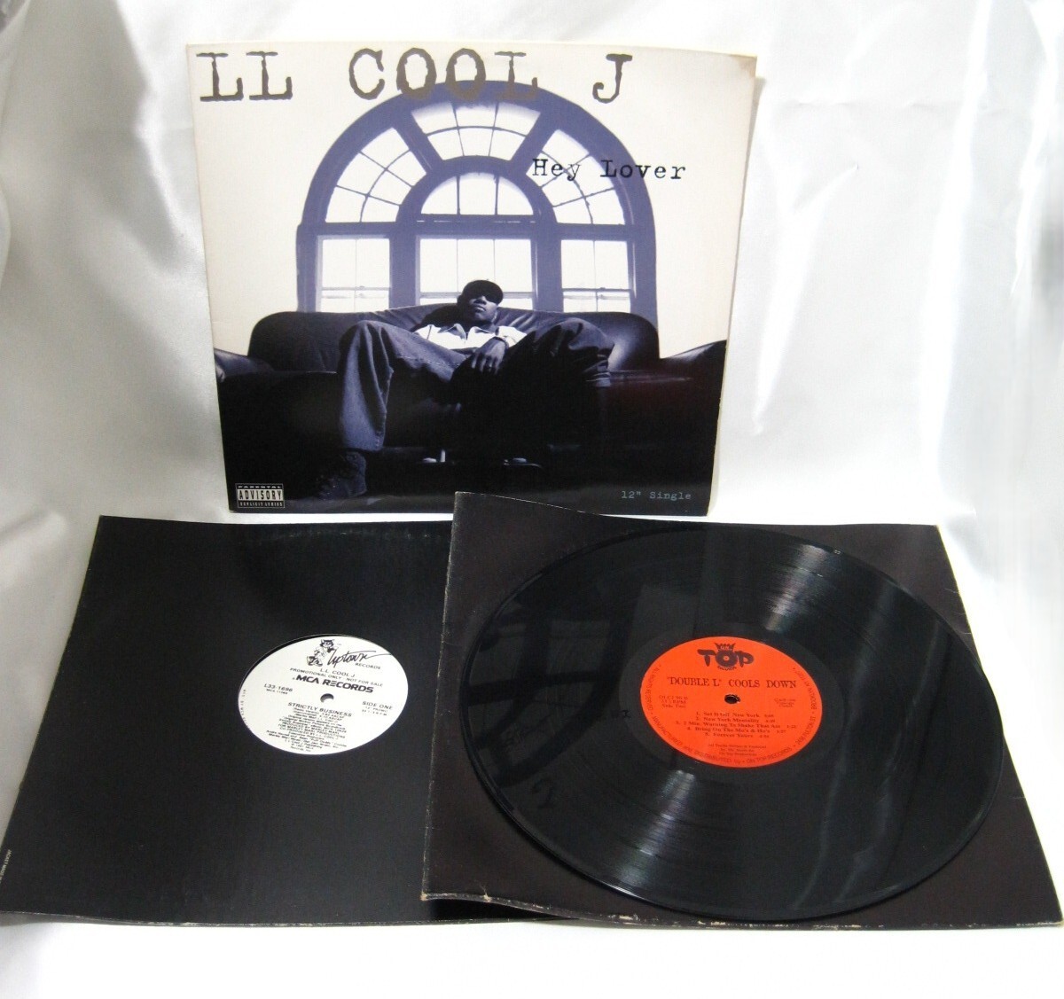 R1-241▼中古 現状品 LL COOL J 12インチ レコード まとめて 計3点 Hey Lover / “DOUBLE L” COOLS DOWN / strictly business拍卖