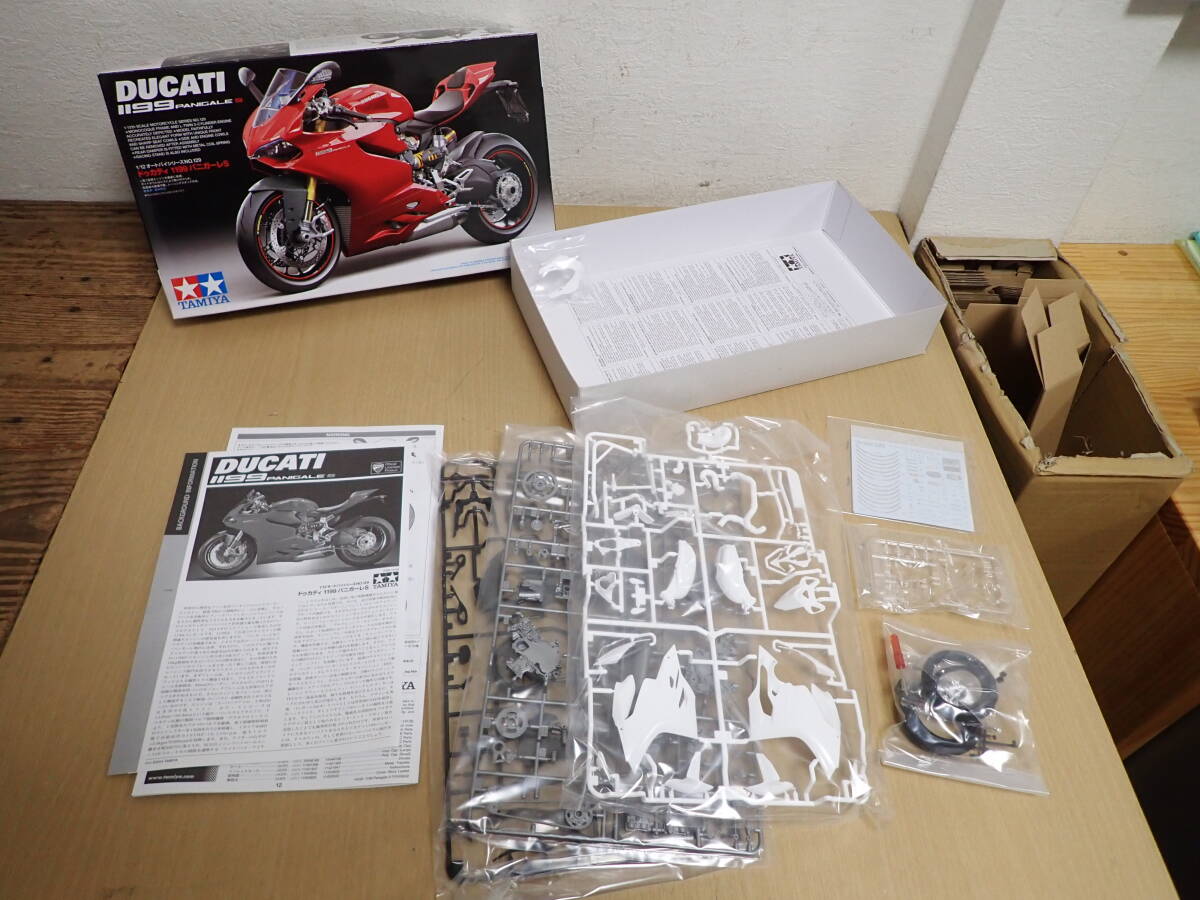 「774/S5A」C.未組立 TAMIYA タミヤ DUCATI 1199 PANIGALE S ドゥカティ パニガーレS 1/12 プラモデル オートバイシリーズNo.129 元箱拍卖