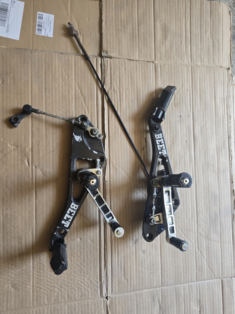 VT250FC BEET バックステップ プロポジション MC08 希少 VT250F 当時物 beet バックステップ vt250 mc08 バックステップ HONDA拍卖