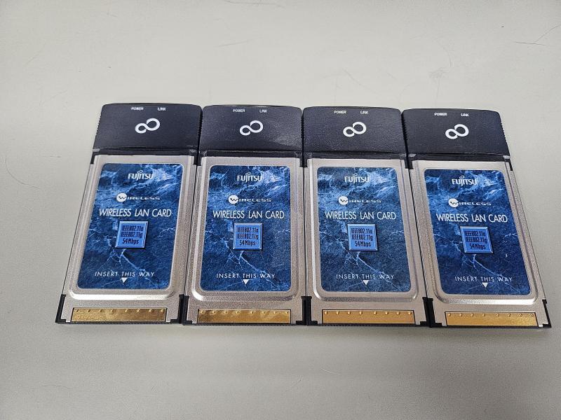 4つセット 富士通 FUJITSU FMV-JW482 ワイヤレスLAN PCカード拍卖
