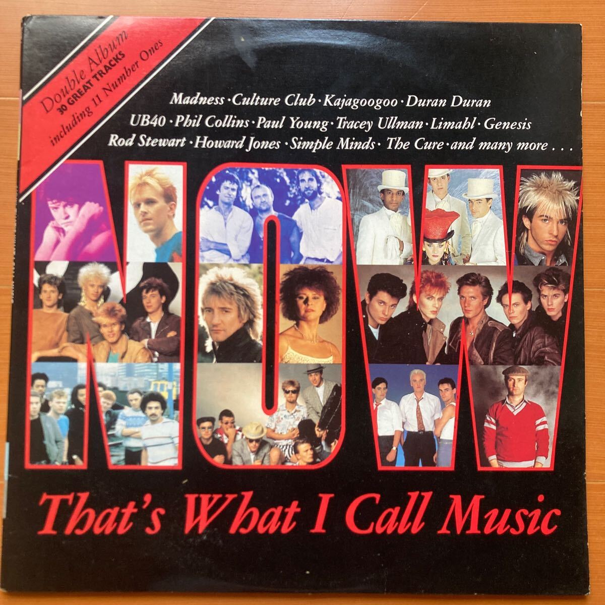 【レア】NOW、that's what I call music、2枚組レコード、洋楽ヒット、、culture club、UB40、the cure、rod stewart、オムニバス拍卖