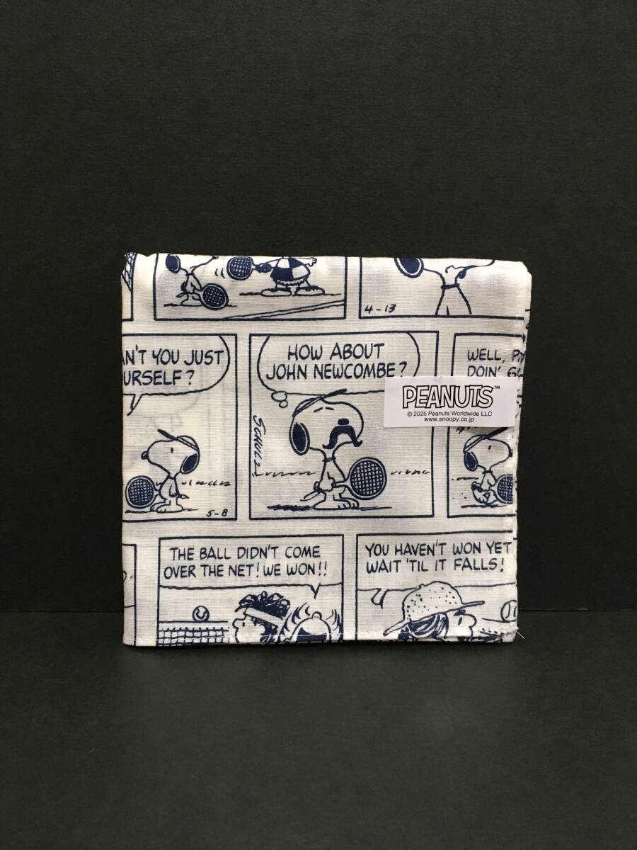 PEANUTS★スヌーピー バンダナハンカチ☆彡 コミック テニス白☆ ハンカチ ランチクロス ランチョンマット 新品 川辺 SNOOPY拍卖