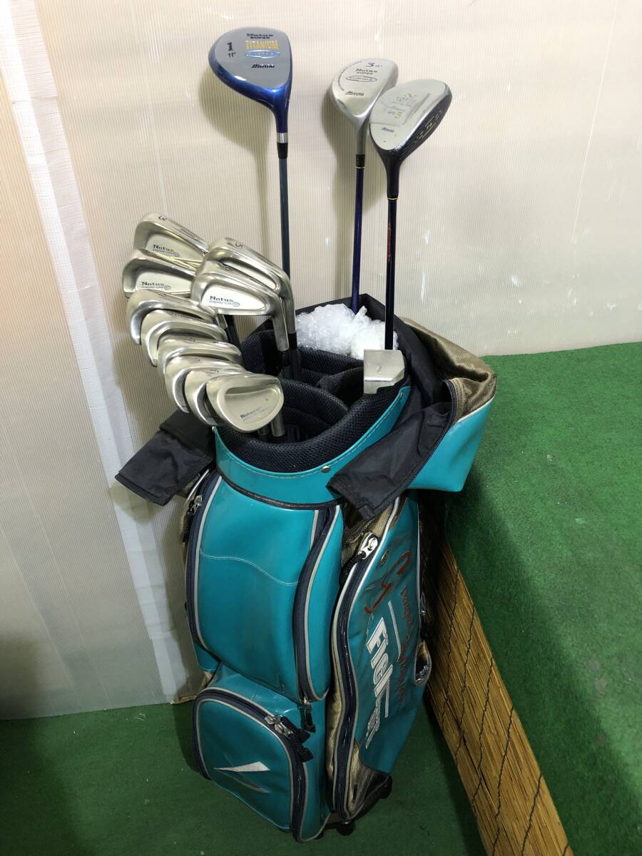 送料無料☆MIZUNO ミズノ 13本組 中古ゴルフクラブセット☆おてがる配送☆〔5211〕 ※PT/BGは他メーカー拍卖