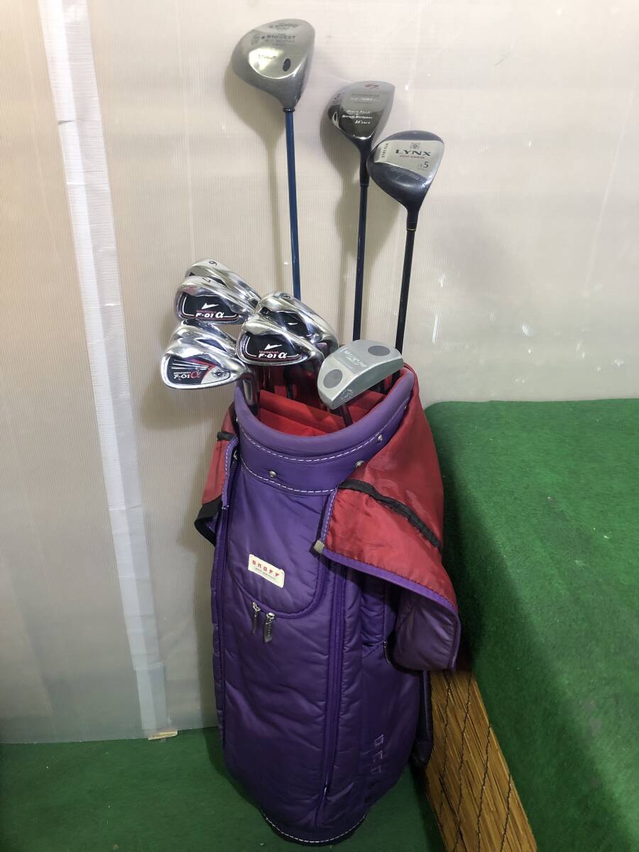 送料無料☆おてがる配送☆ など 中古ゴルフクラブセット 10本組 ☆〔5218〕 ※BGに使用感あり拍卖