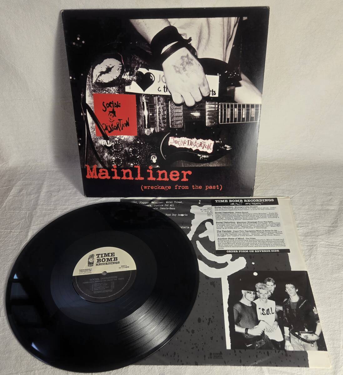★Social Distortion / Mainliner★(Wreckage from the Past) LP レコード ソーシャル ディストーション TIME BOMB RECORDINGS拍卖