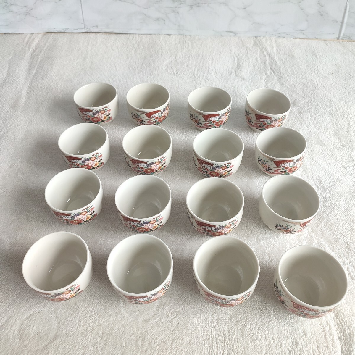 九谷 湯呑み 九谷焼 食器 和食器 湯呑 茶器 まとめ売り 16個拍卖