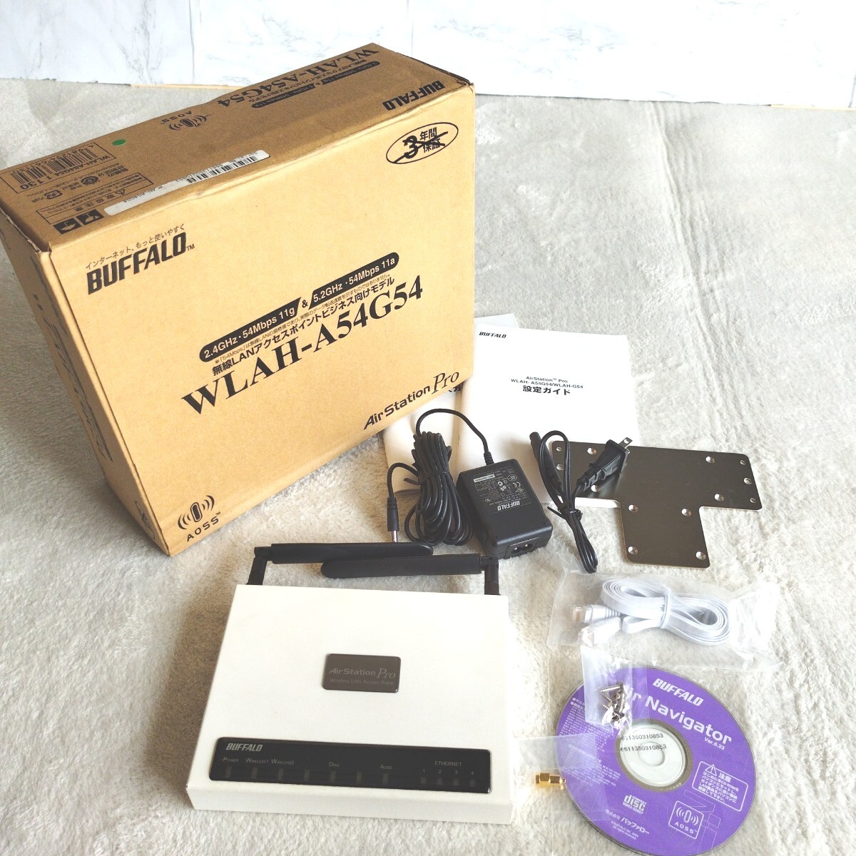 BUFFALO バッファロー Air Station Rro WLAH-A54G54 無線LANアクセスポイントビジネス向けモデル 通電のみ確認OKです拍卖