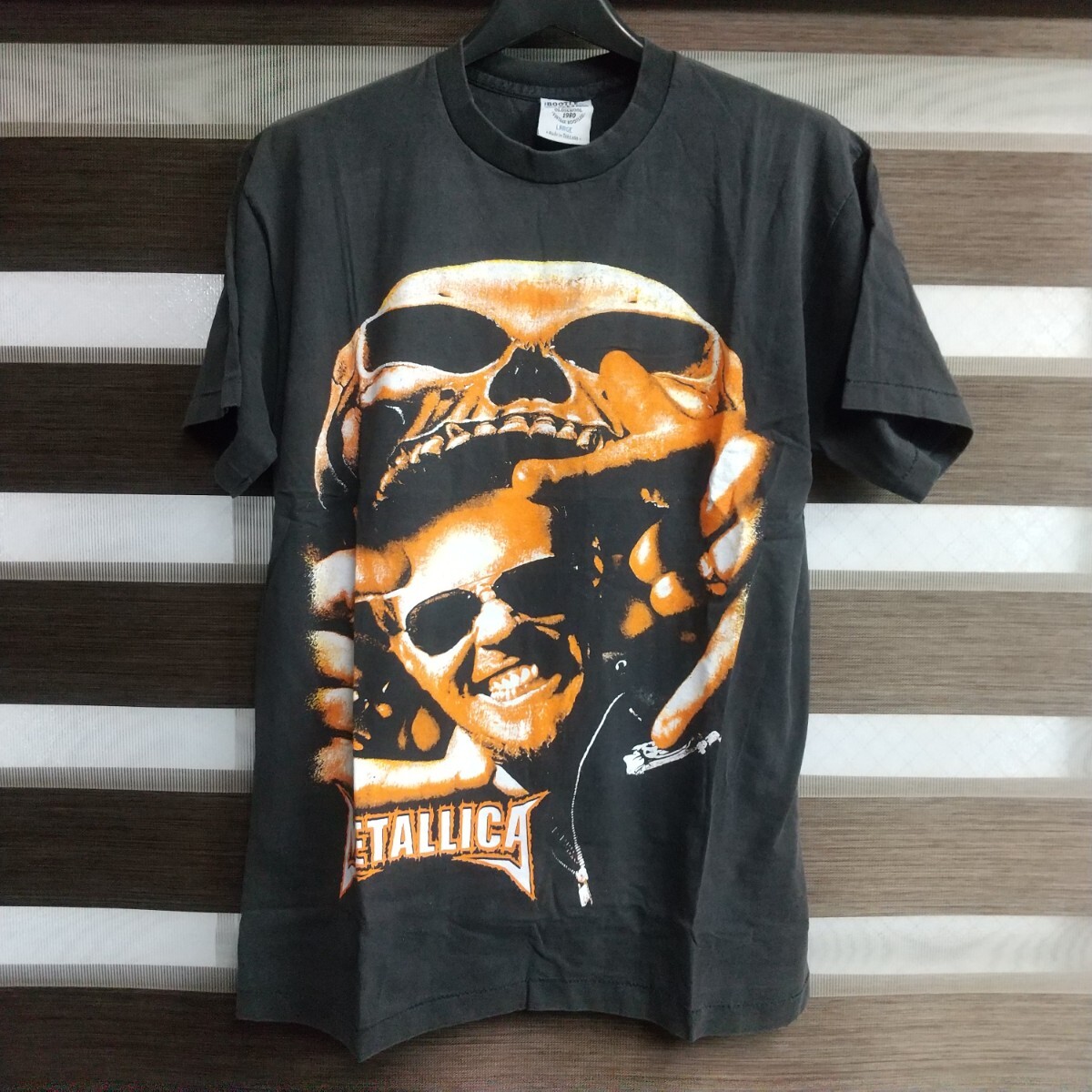 メタリカ METALLICA  ヴィンテージ ビンテージ 半袖Tシャツ バンド メタル ロック 黒 L  拍卖