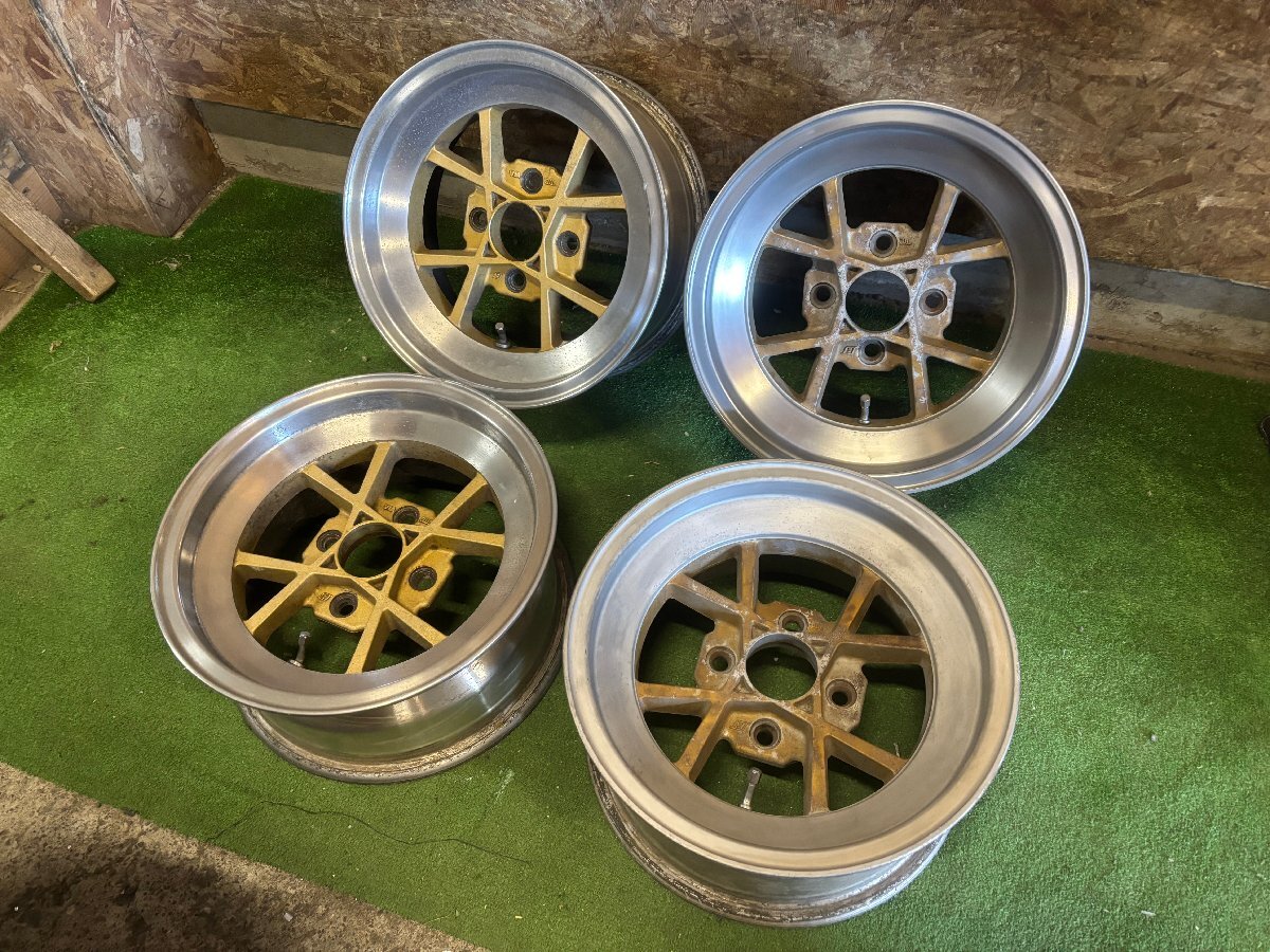 旧車 BILBO ビルボ 14インチ 6.5J +10? 7J +2? PCD114.3 4H ホイール 4本セット H84拍卖