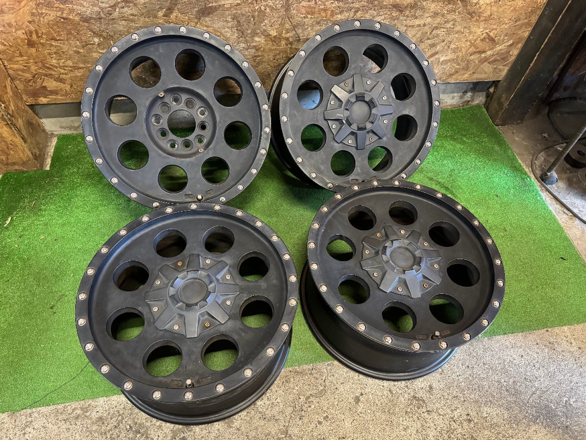 ソリッドレーシング? 17インチ 8J +40 PCD114.3 / 127 5H ホイール 4本セット H26拍卖