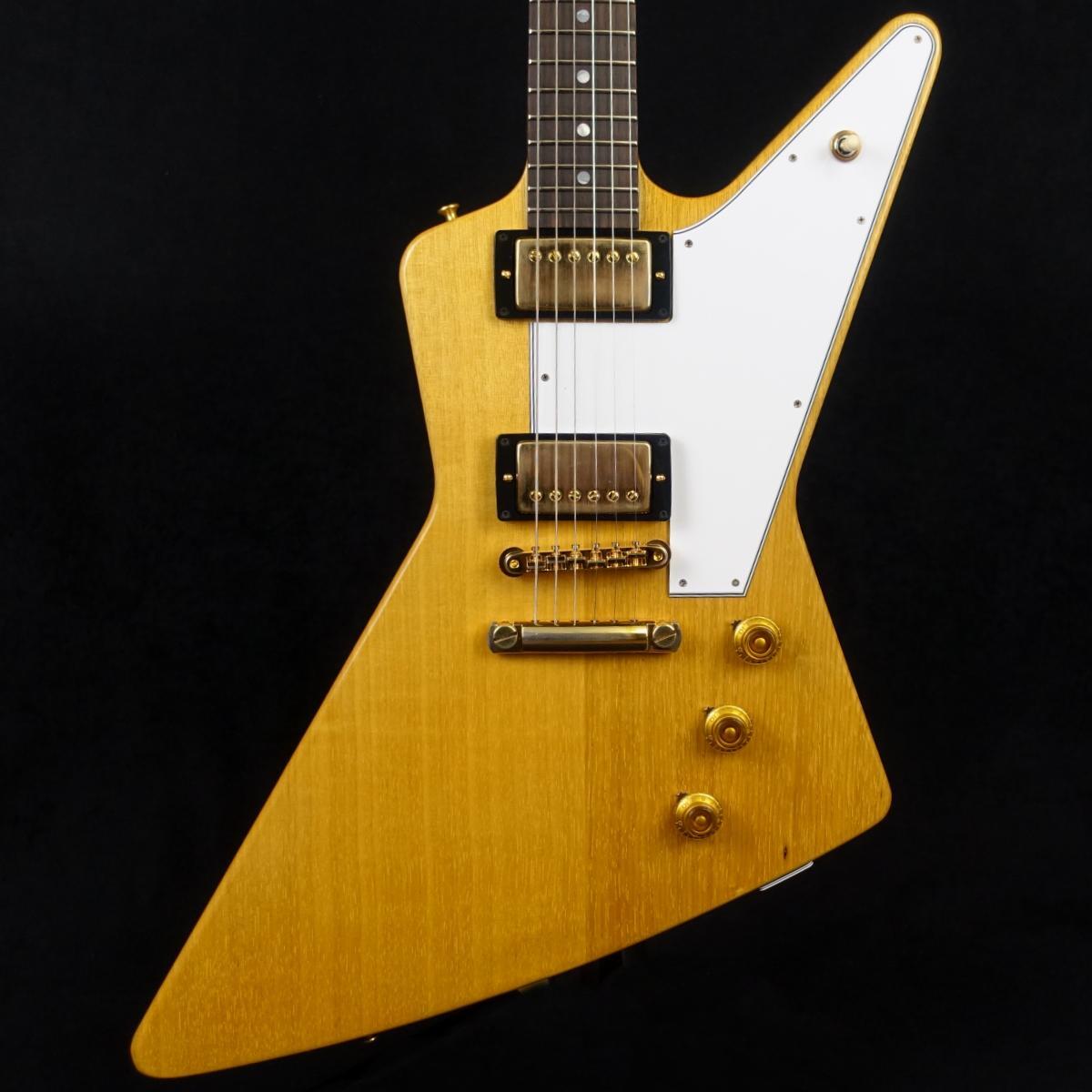 Gibson Custom Shop 1958 Korina Explorer Reissue VOS White Pickguard Natural拍卖