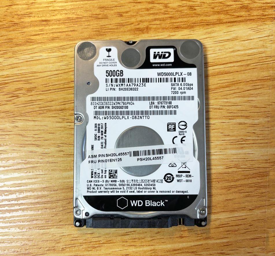 【高速】 HDD 500GB WD5000LPLX WD 7200rpm 2.5インチ ハードディスク拍卖