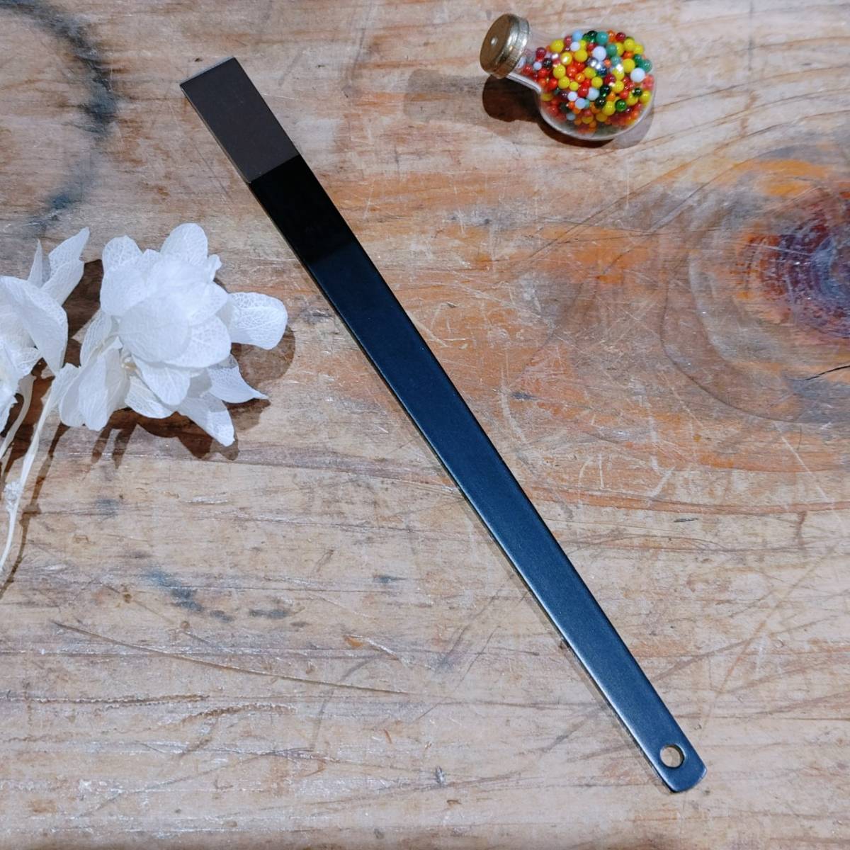 レザークラフト ネイキッドブレード 10mm革包丁(おまけケース付き)拍卖