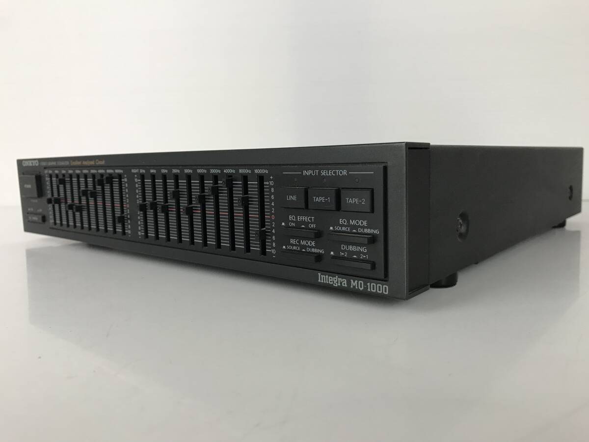 ONKYO オンキョー グラフィックイコライザー MQ-1000 通電 オーディオ 拍卖