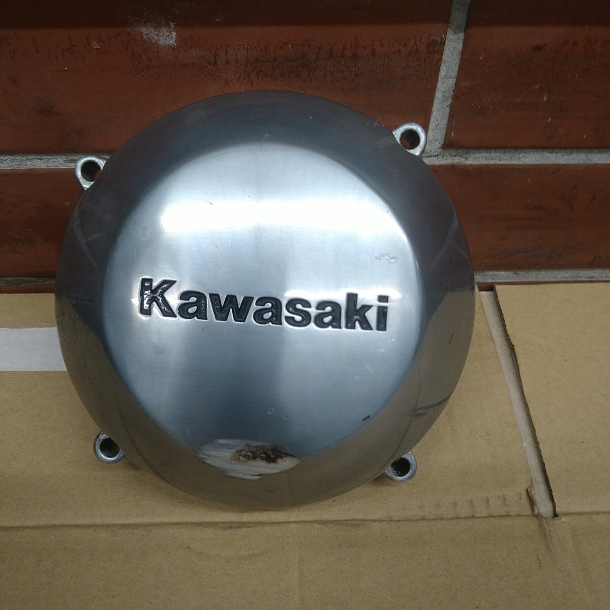 カワサキ ゼファー1100 左エンジンカバー Kawasaki ジェネレーターカバー 拍卖
