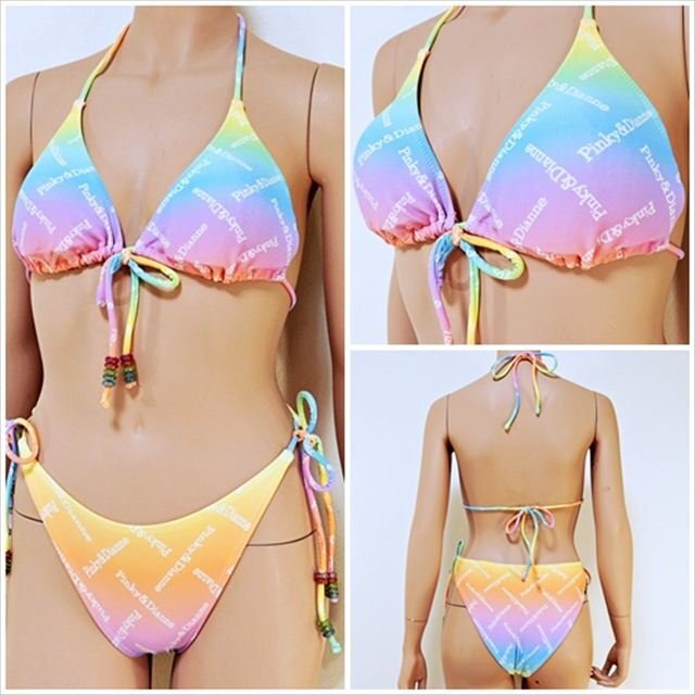 CE4-Q70☆//Pinky&Dianneピンキー&ダイアン♪魅力的グラデパステル*ビキニ※一番安価な送料はゆうパケット280円【8/14~17日は休業です】拍卖