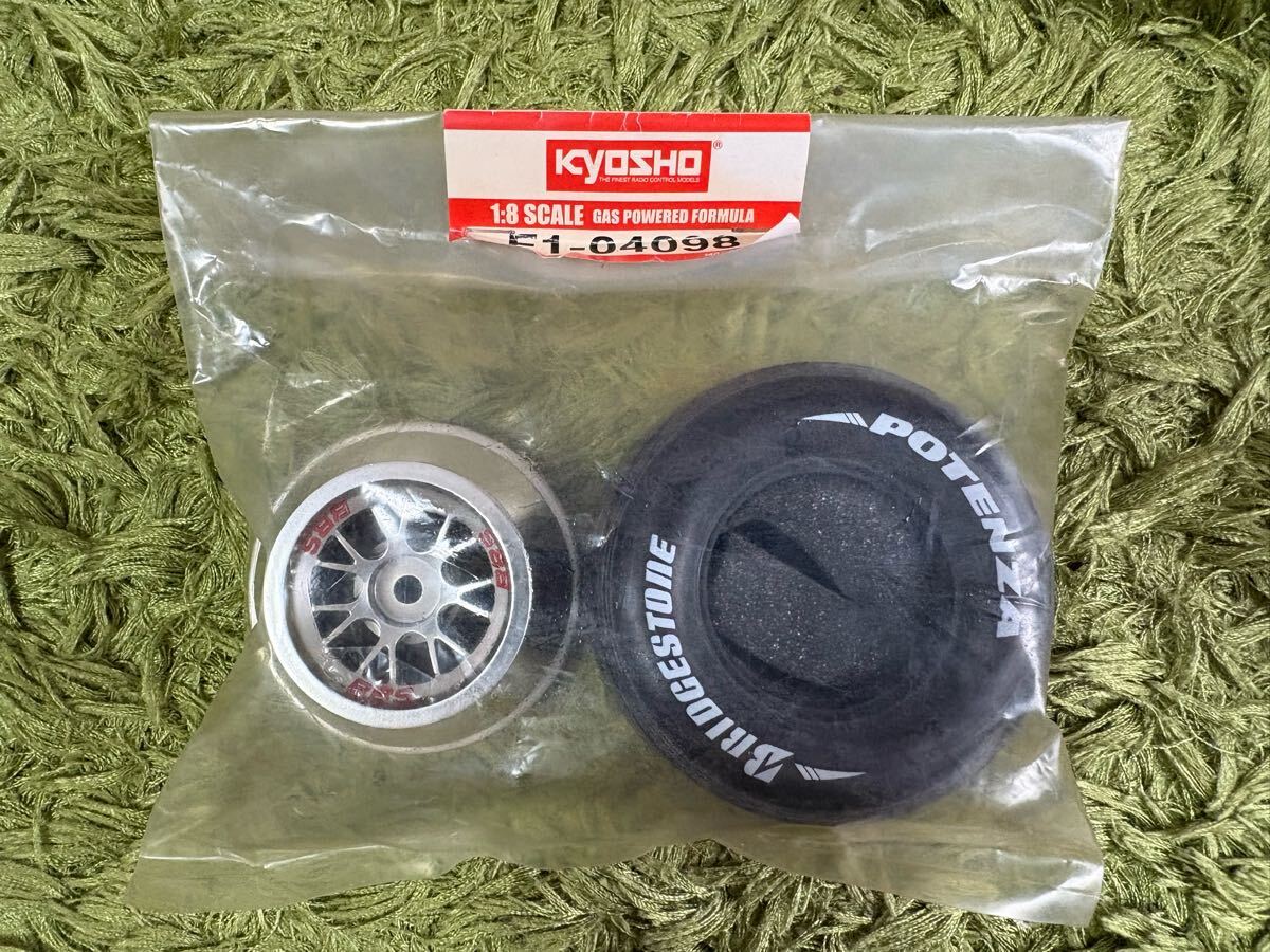 ラジコン RC 1/8 ガスパワー フォーミュラー タイヤ ホイール 京商 KYOSHO GAS POWERD FORMULA 新品 未開封 保管品拍卖
