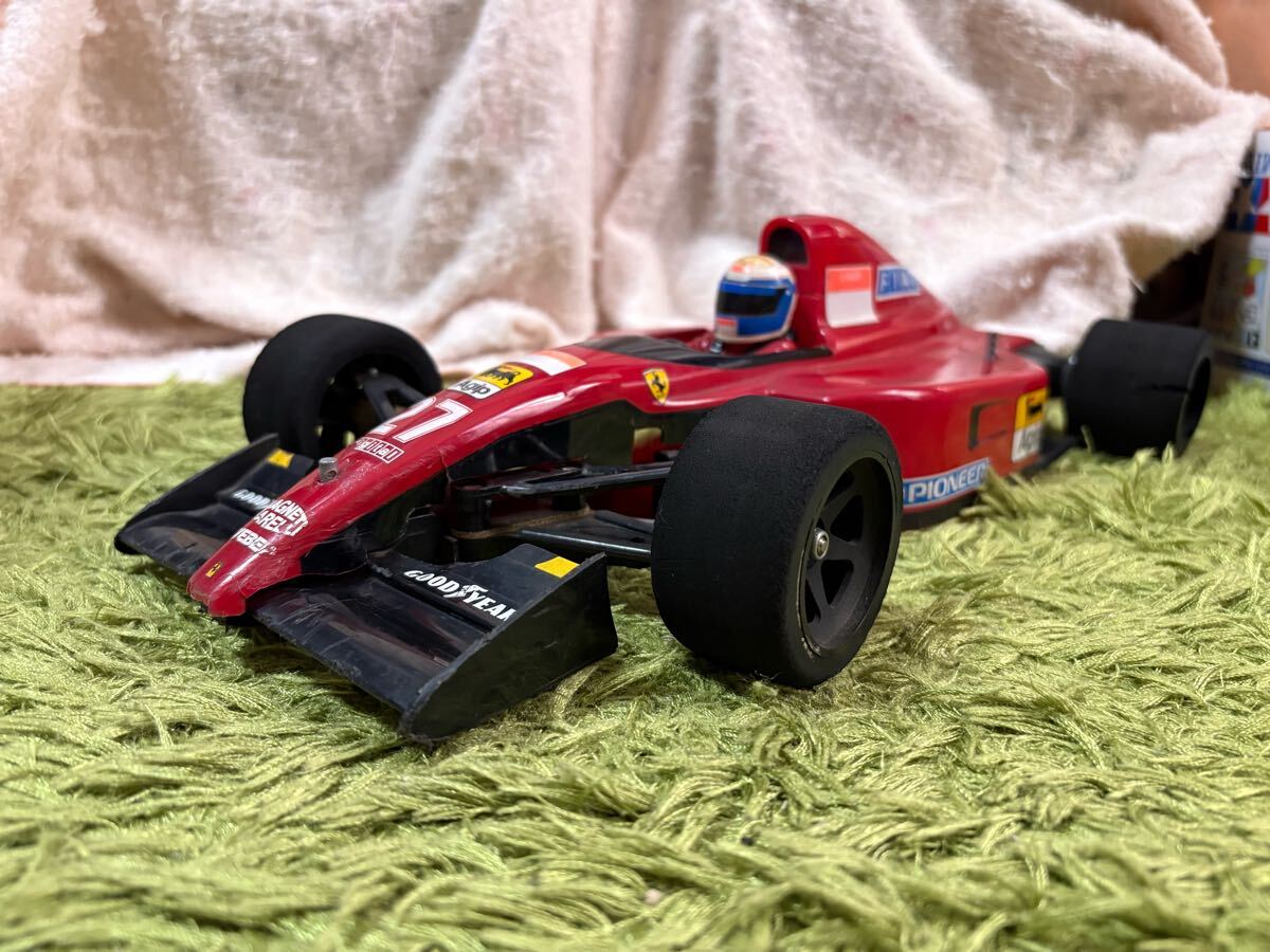 ラジコン RC F1 F101 F102 フェラーリ F189 タミヤ 田宮 TAMIYA タイヤ痛みあり拍卖