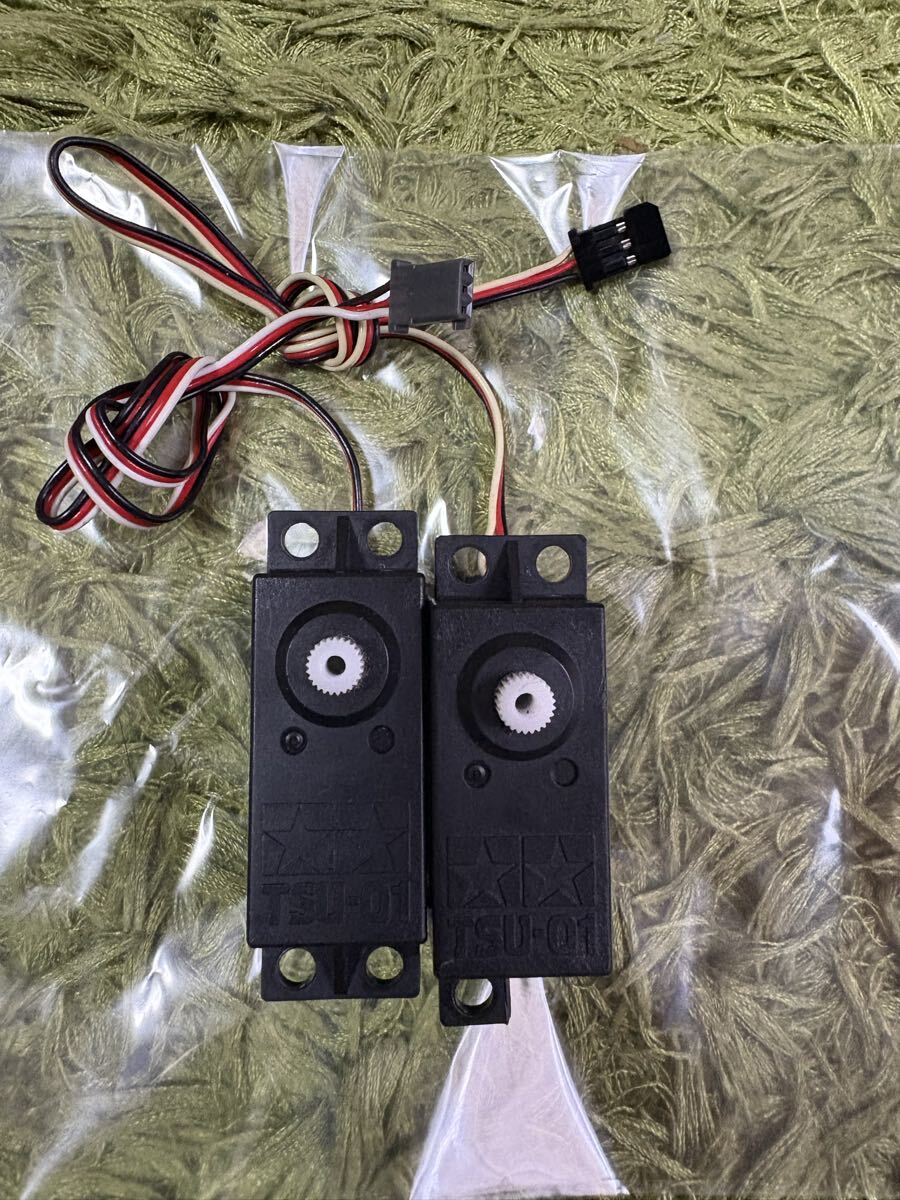 ラジコン RC サーボ TSU-01 片方耳欠けあり 2個セット タミヤ 田宮 TAMIYA拍卖