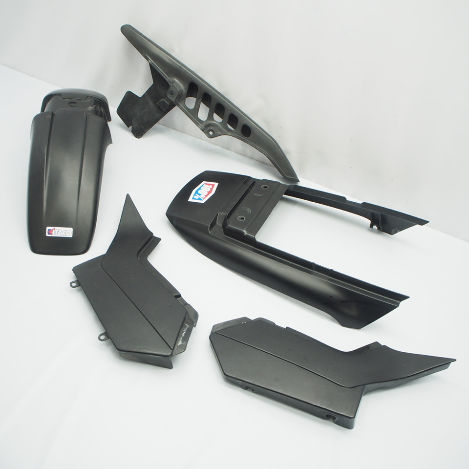 TW225 TW225E DG09J 02-07年 純正シートカウル サイドカバー左右 チェーンカバー フロントフェンダー 刻印5VC 割れ無! 欠損無し拍卖