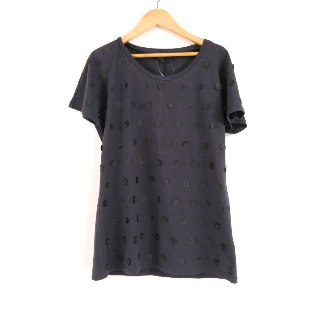 未使用 maxmaraWEEKEND マックスマーラ カットソー S 綿他 半袖 ビーズ Tシャツ レディース AO2920A16拍卖