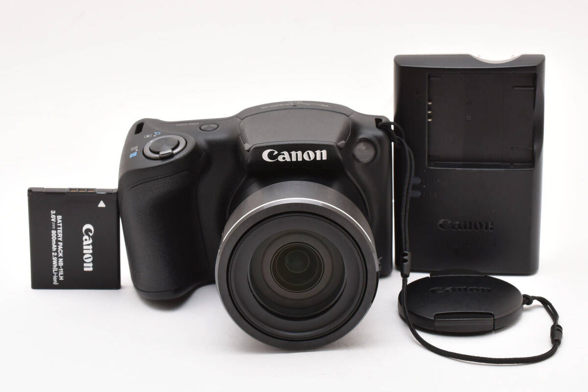 1円〜【美品】Canon PowerShot SX420 IS ブラック 動作確認済み拍卖
