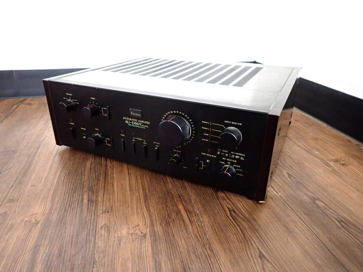 中古 プリメインアンプ SANSUI AU-D907G EXTRA サンスイ INTEGRATED AMPLIFIER インテグレーテッドDCアンプ 100V 320W オーディオ機器 5拍卖